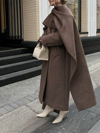 Long woolen coat