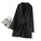Wool double-sided loose coat