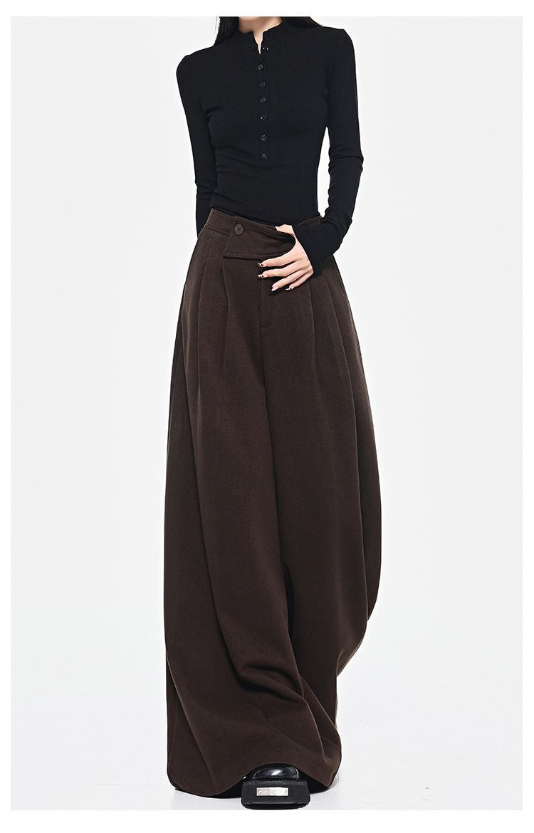 Winter 2025 Women's Wide-Leg Suit Pants