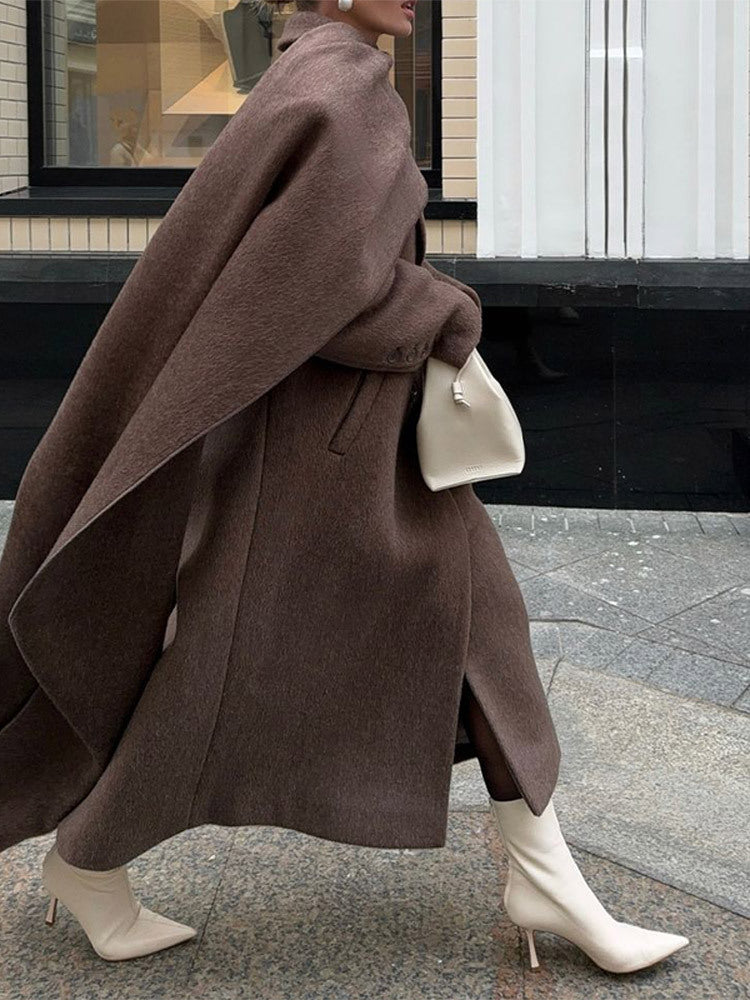 Long woolen coat