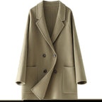 Wool double-sided loose coat