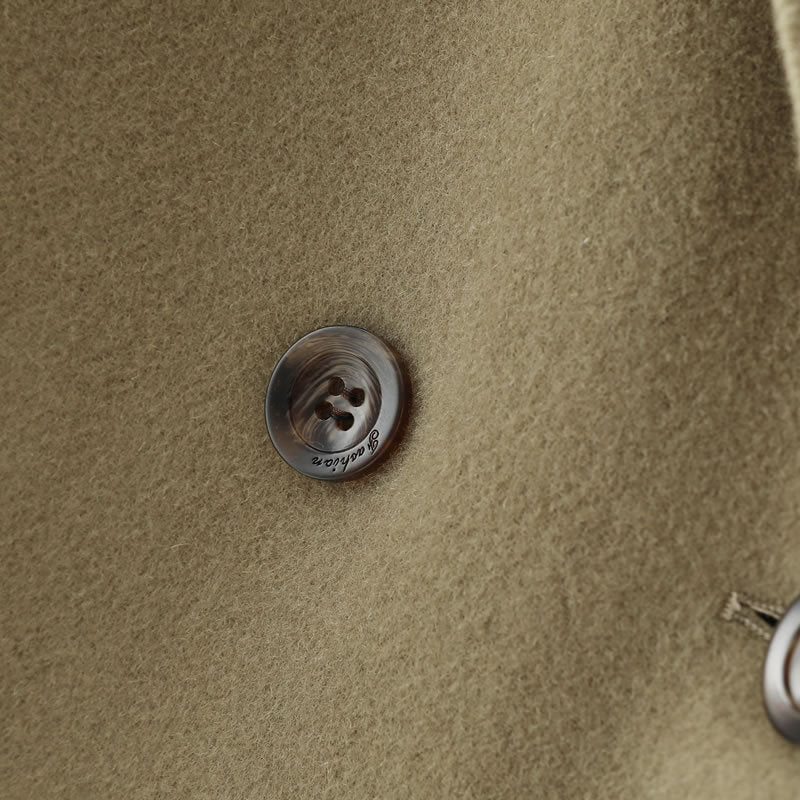 Wool double-sided loose coat