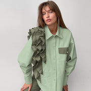 Shirt asymmetrical top