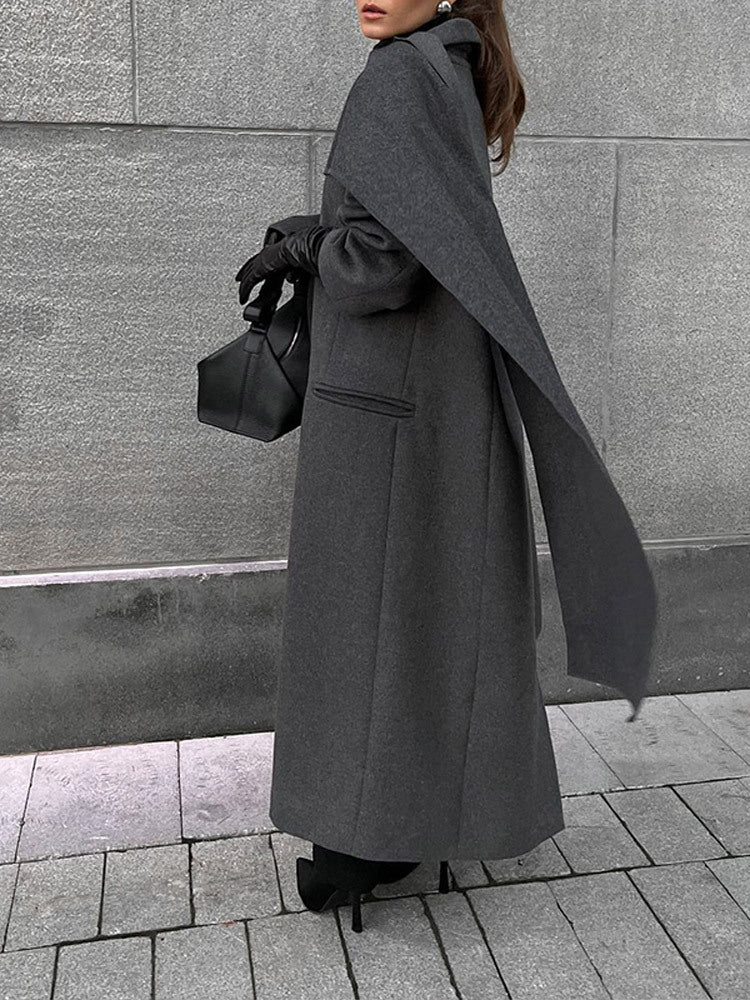 Long woolen coat