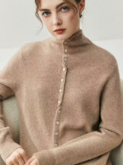 Cashmere Knitted Cardigan Bottom Sweater