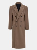 Long woolen coat coat
