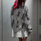 Street style hollow sweater