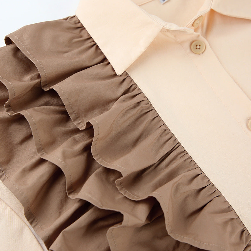 Shirt asymmetrical top