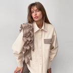 Shirt asymmetrical top