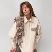 Shirt asymmetrical top