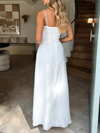 Elegant slip A line dress