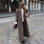 Long woolen coat coat – Nap Loungewear Outerwear