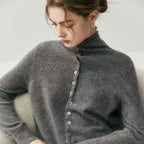 Cashmere Knitted Cardigan Bottom Sweater