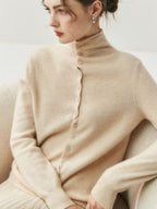 Cashmere Knitted Cardigan Bottom Sweater