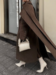 Long woolen coat