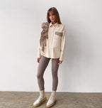 Shirt asymmetrical top