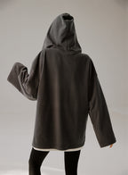 Oversized Half-Zip Hoodie