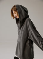 Oversized Half-Zip Hoodie