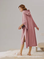 Oversized Hooded Cotton Dress