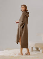 Oversized Hooded Cotton Dress