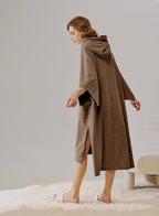 Oversized Hooded Cotton Dress