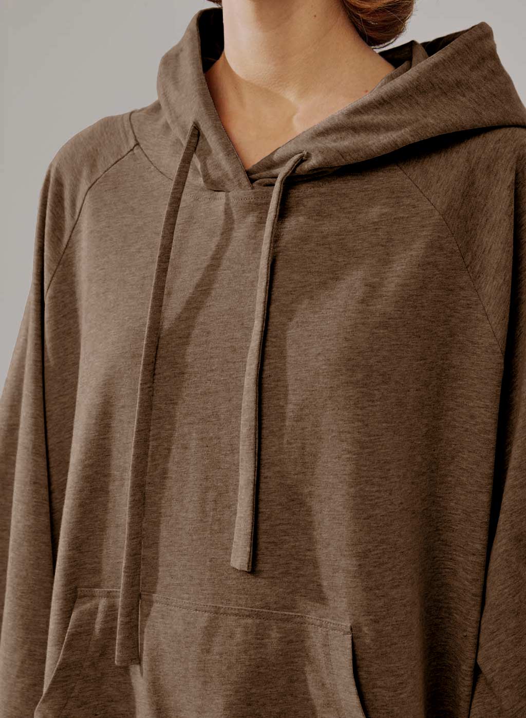 Oversized Hooded Cotton Dress