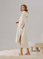 Oversized Hooded Cotton Dress