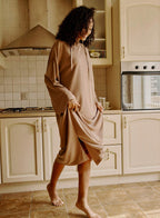 Oversized Long Hoodie Dress