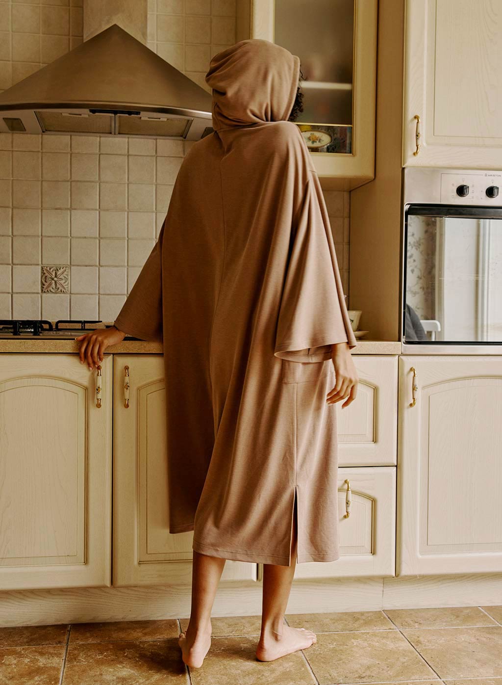 Oversized Long Hoodie Dress