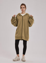 Oversized Zip Up Hoodie