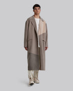 1 ×Paneled Cashmere Coat