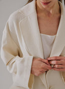 Relaxed One-Button Blazer