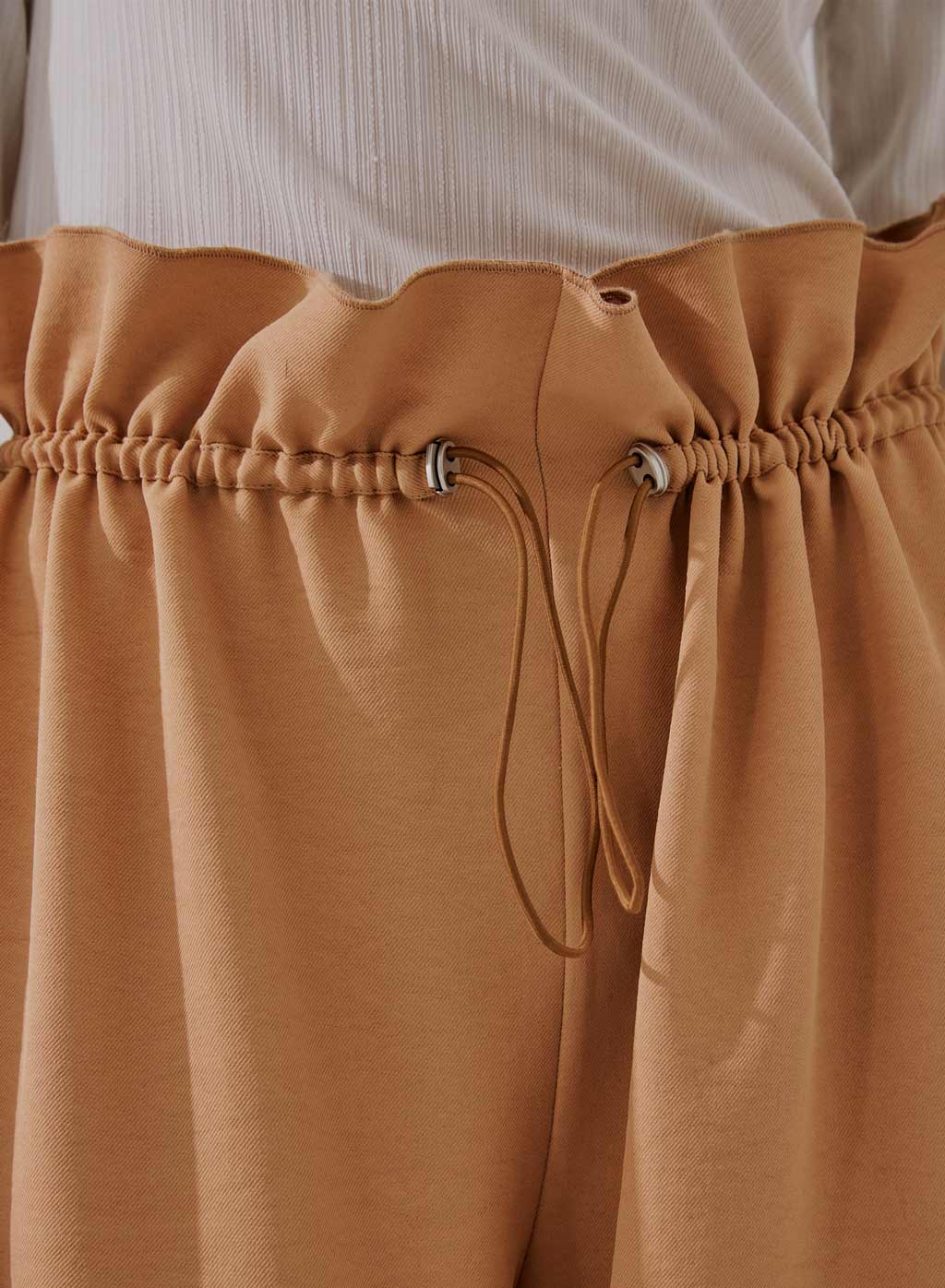 NAP Ruffle Wide-Leg Trouser