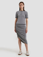 Side Drawstring Skirt