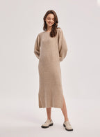 Side Slit Knit Dress