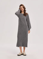 Side Slit Knit Dress