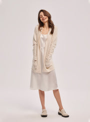 Soft Hooded Cardigan