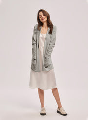 Soft Hooded Cardigan