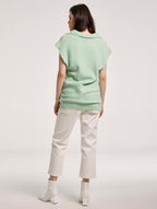 Sweater With Cap Sleeves