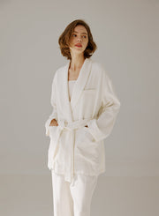 NAP Belted Linen Blazer – Nap Loungewear Outerwear
