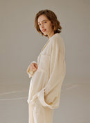 Textured Button-Down Shirt