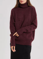 Turtleneck Pure Yak Knit Pullover