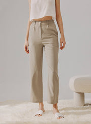 Tailored Straight-Leg Trousers – Nap Loungewear Bottoms