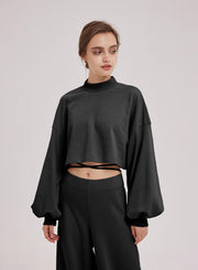 Crew Neck Crop Top