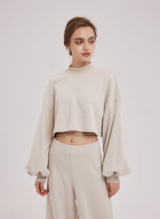 Crew Neck Crop Top – Nap Loungewear Tops