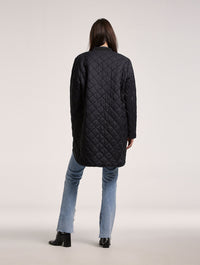 Warm Midi Buttoned Puffer Jacket