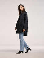 Warm Midi Buttoned Puffer Jacket
