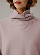 Whisper Oversized Turtleneck Sweatshirt