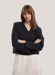 cardigan blazer