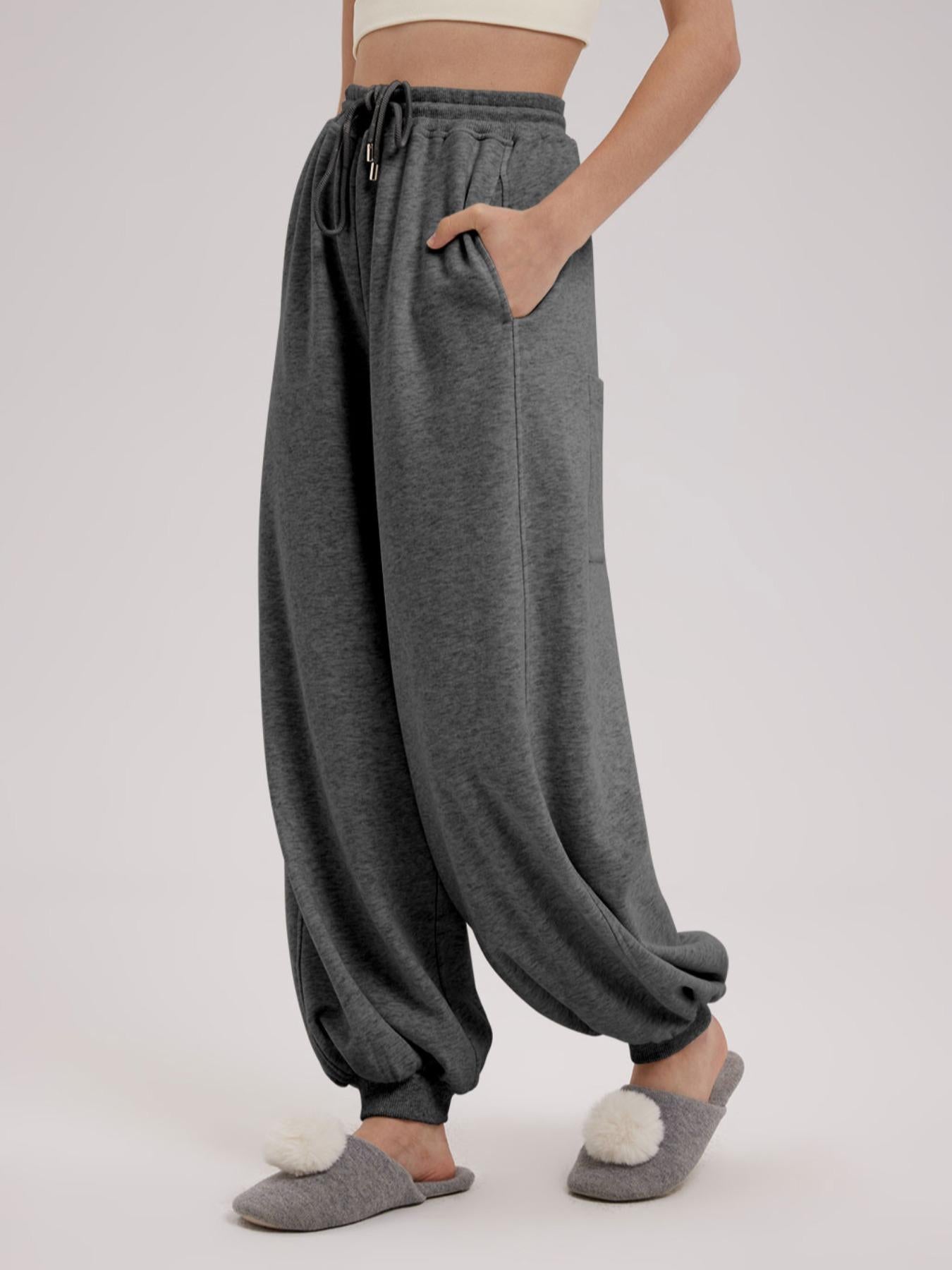 Basic Drawstring Sweatpants